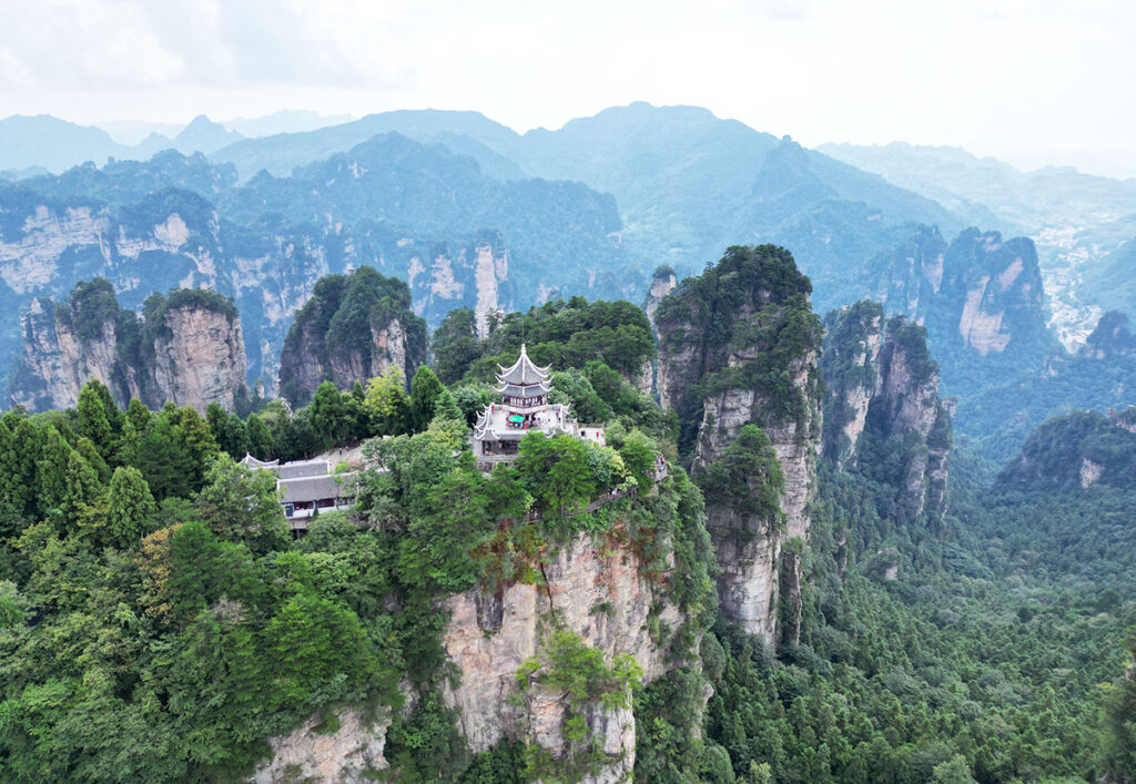 黃石寨景區內怪石嶙峋