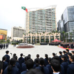 澳門特區成立26周年舉行升旗儀式