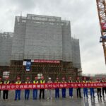 廣州市黃埔區九佛街五村七片復建地塊二項目地下室主體結構順利封頂