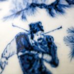 元‌青花人物玉壺春瓶