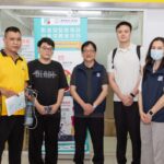 勞工局聯同澳門外賣行業協會走訪站點 關懷前線車手職業安全健康