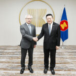 岑浩輝拜會東盟秘書長高金洪