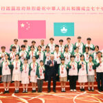 岑浩輝與「向國旗敬禮」青少年互動交流